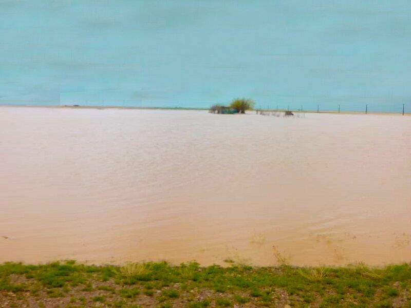 آبگیری دریاچه کافتر در شهرستان اقلید