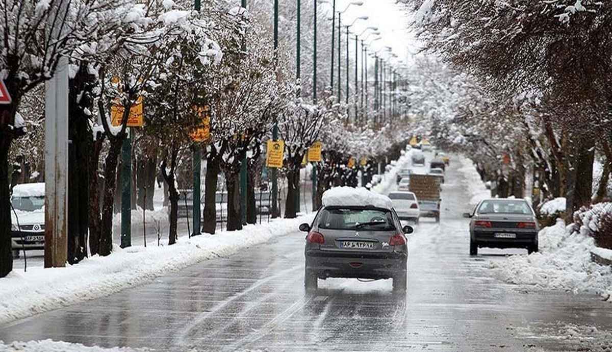 هشدار نارنجی بارش برف و باران برای ۱۳ استان