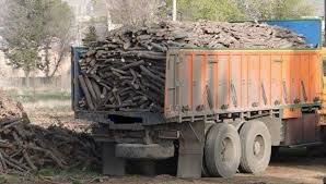 کشف ۲۷۰۰ کیلوگرم چوب قاچاق در زنجان