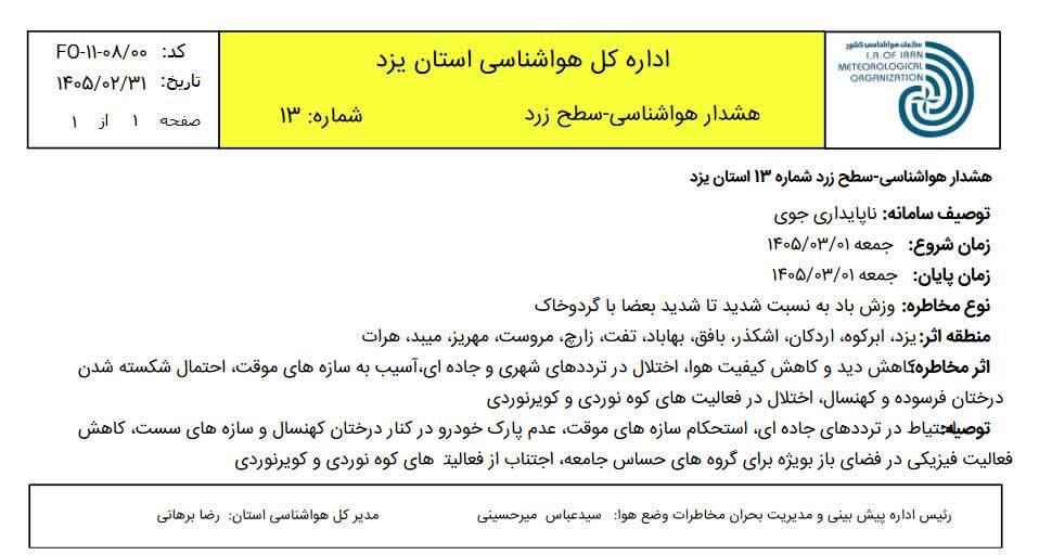جمعه یزد طوفانی است جمعه یزد طوفانی است