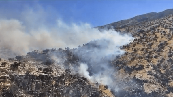 آتش سوزی مراتع گناوه لری شهرستان گچساران