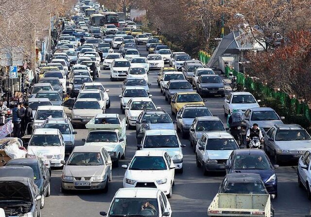 ترافیک در محورهای منتهی به تهران ترافیک در محورهای منتهی به تهران