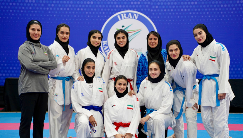 تیم ملی کاراته بانوان ایران قهرمان آسیا شد تیم ملی کاراته بانوان ایران قهرمان آسیا شد