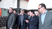 بازدید رئیس کل دادگستری گیلان از یک واحد صنعتی